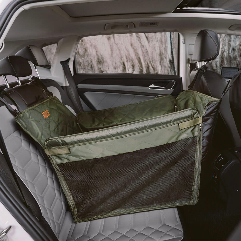 Extensor de asiento trasero para perros impermeables de viaje extra estable