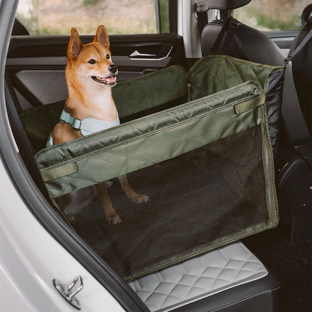 Extensor de asiento trasero para perros impermeables de viaje extra estable