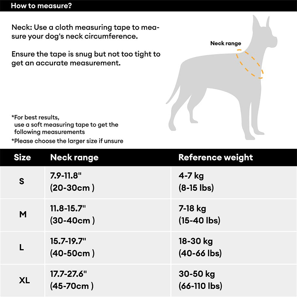 Funnyfuzzy Ajustable Nylon Durable Dog Collar - Flexi Walker