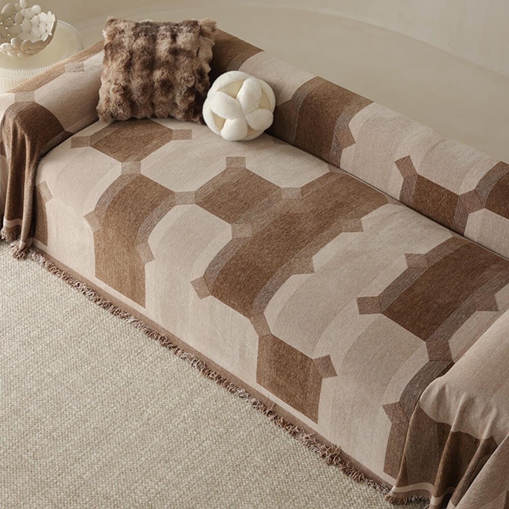 Cobertura del sofá de cobertura completa de la protección del sofá resistente al desgaste de Chenille