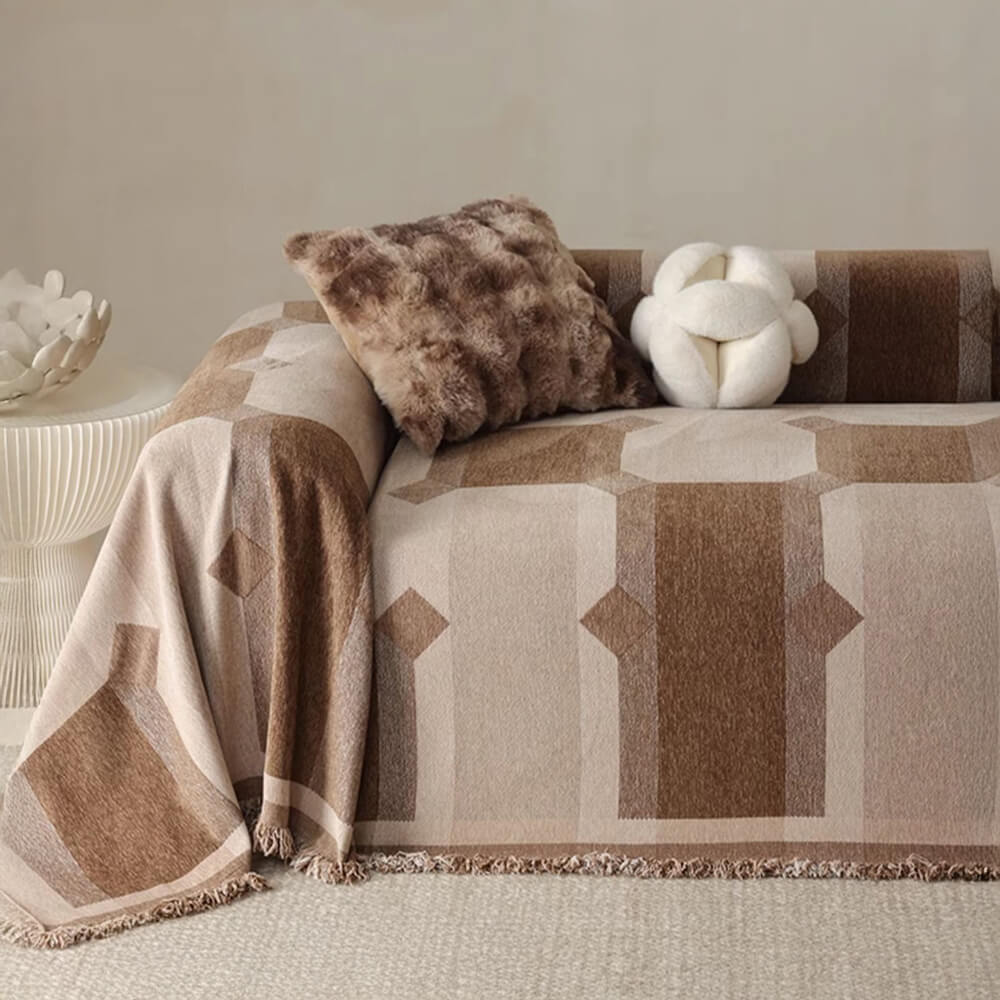 Cobertura del sofá de cobertura completa de la protección del sofá resistente al desgaste de Chenille