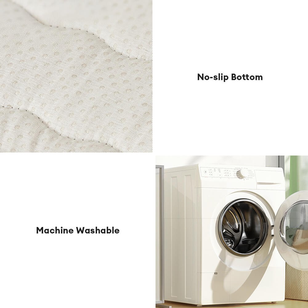 Cubierta de sofá de piel de cordero suave y transpirable cremoso