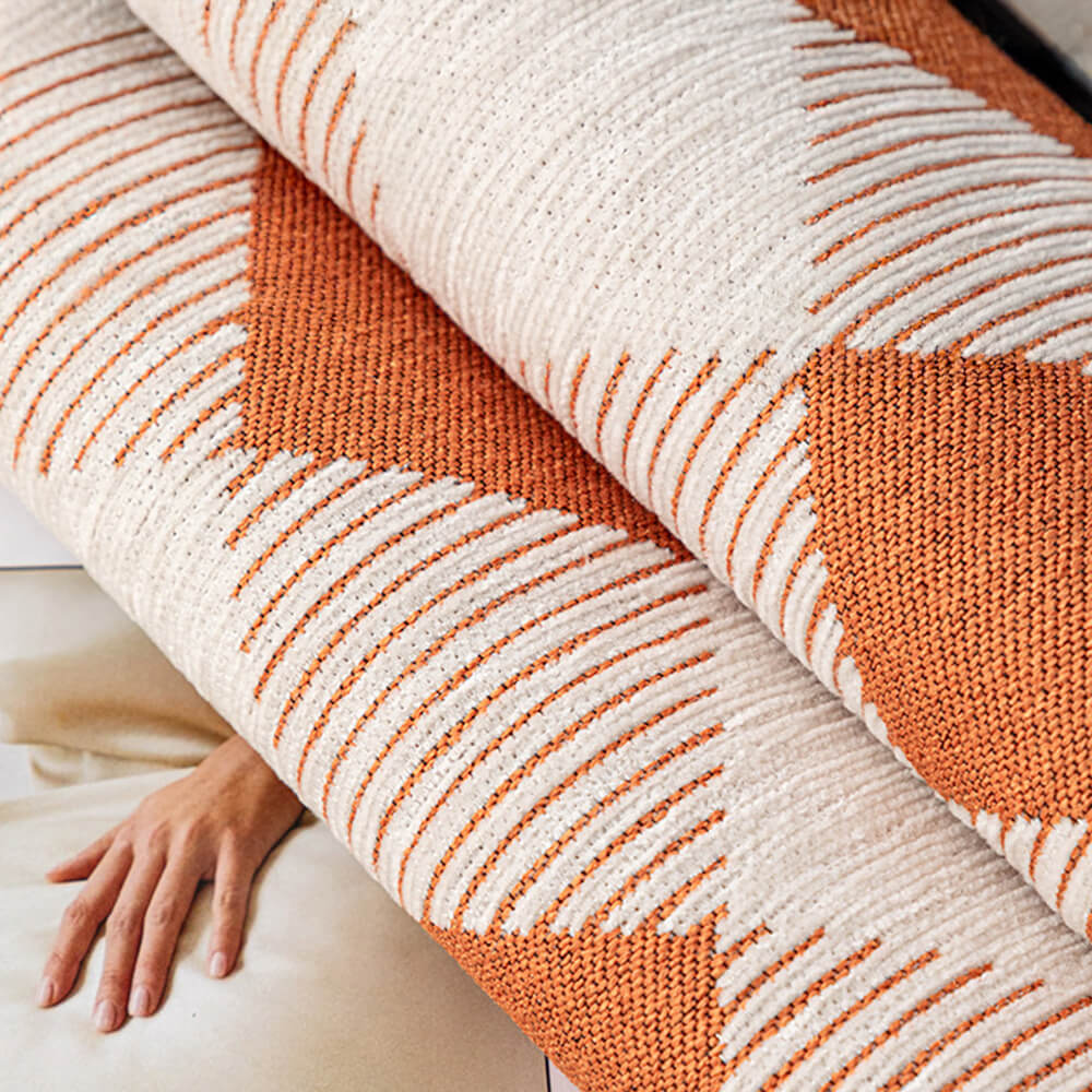 Diamond Chenille Cubierta de sofá sin deslizamiento resistente a los rasguños