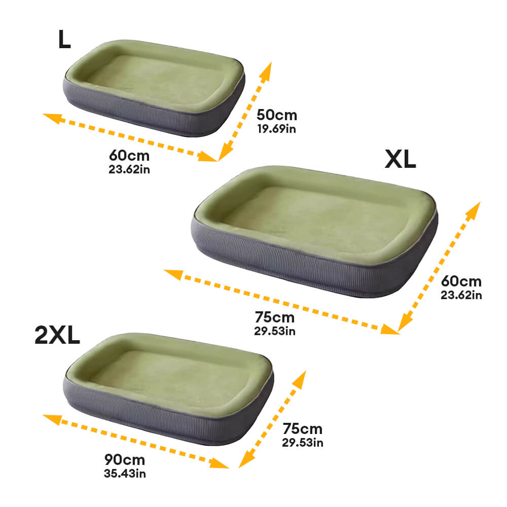 Cama de perros de gamuza duradera resistente a los arañazos