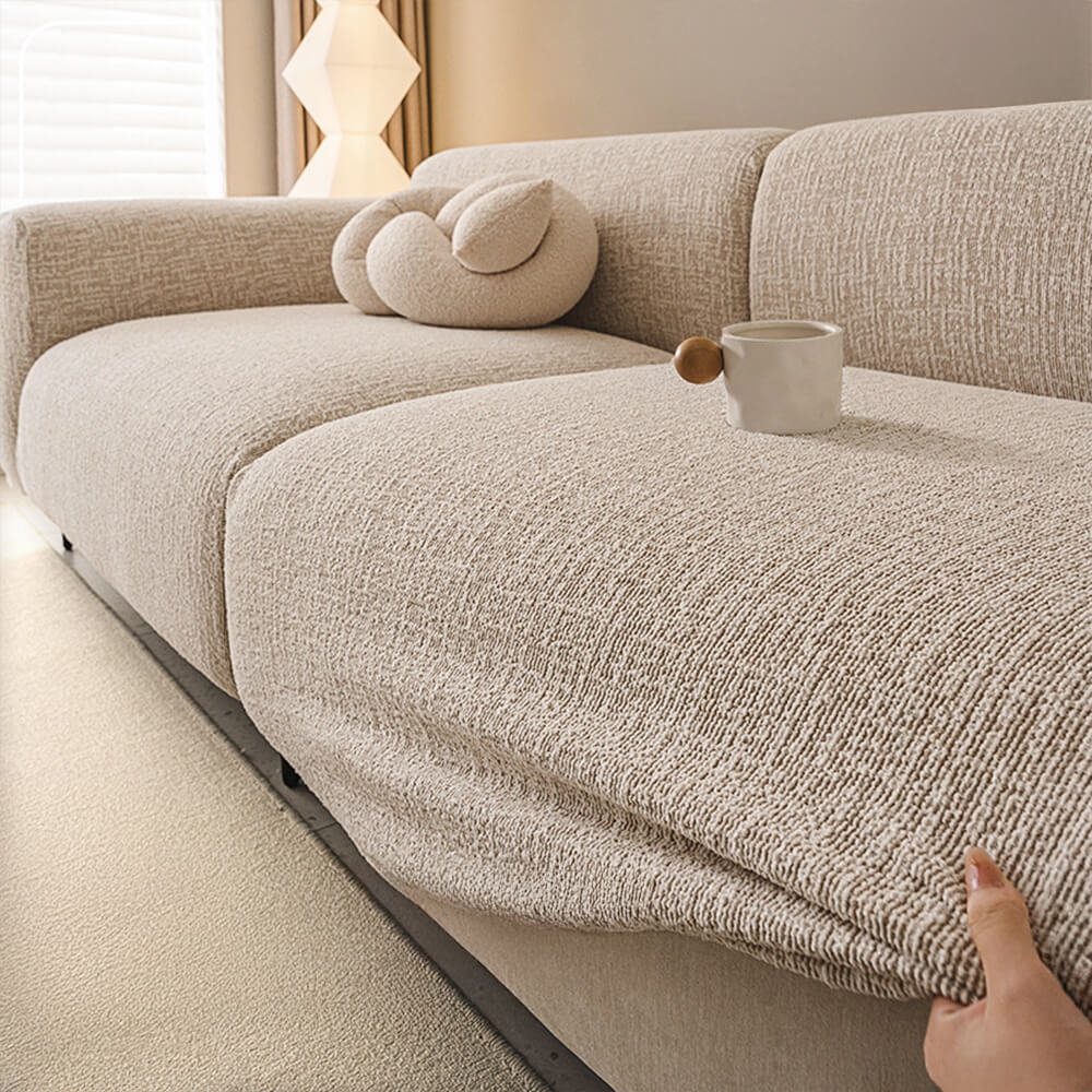 Elegante sofá de chenille All-Season
