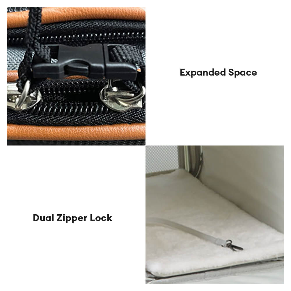 Bolsa de transporte de gatos de viaje de un solo hombro de hombro ampliable