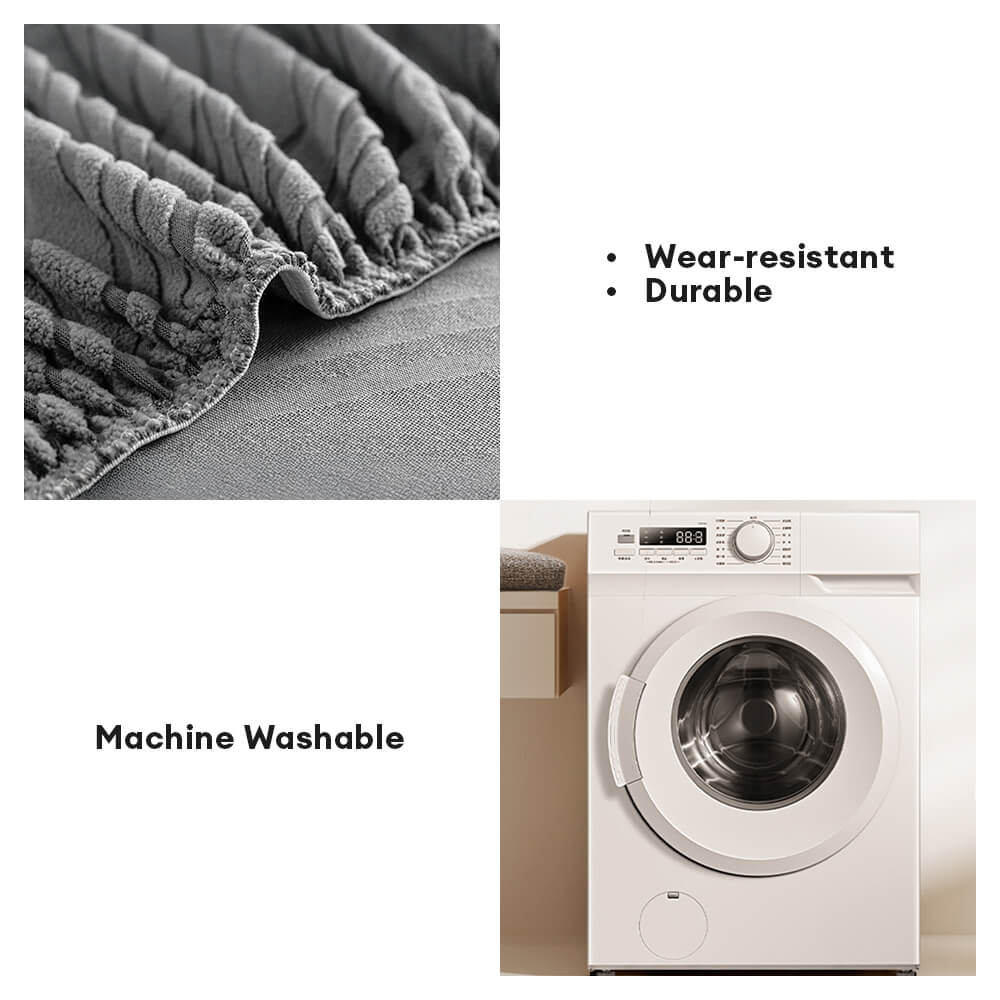 Wave Jacquard Sofa Stretch Anti-Slip Full Wrap Magic Couch Couch Couch