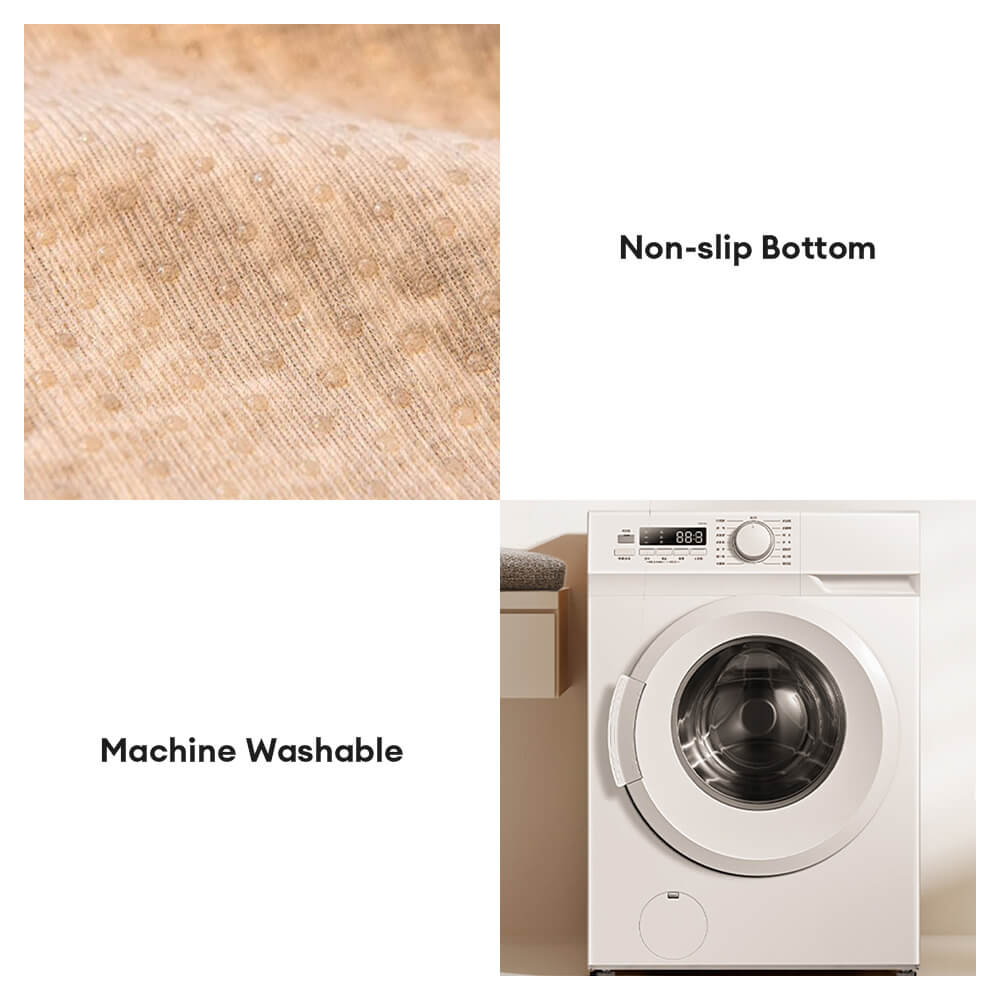 Cubierta moderna de sofá de felpa abstractas con bordes ondulados