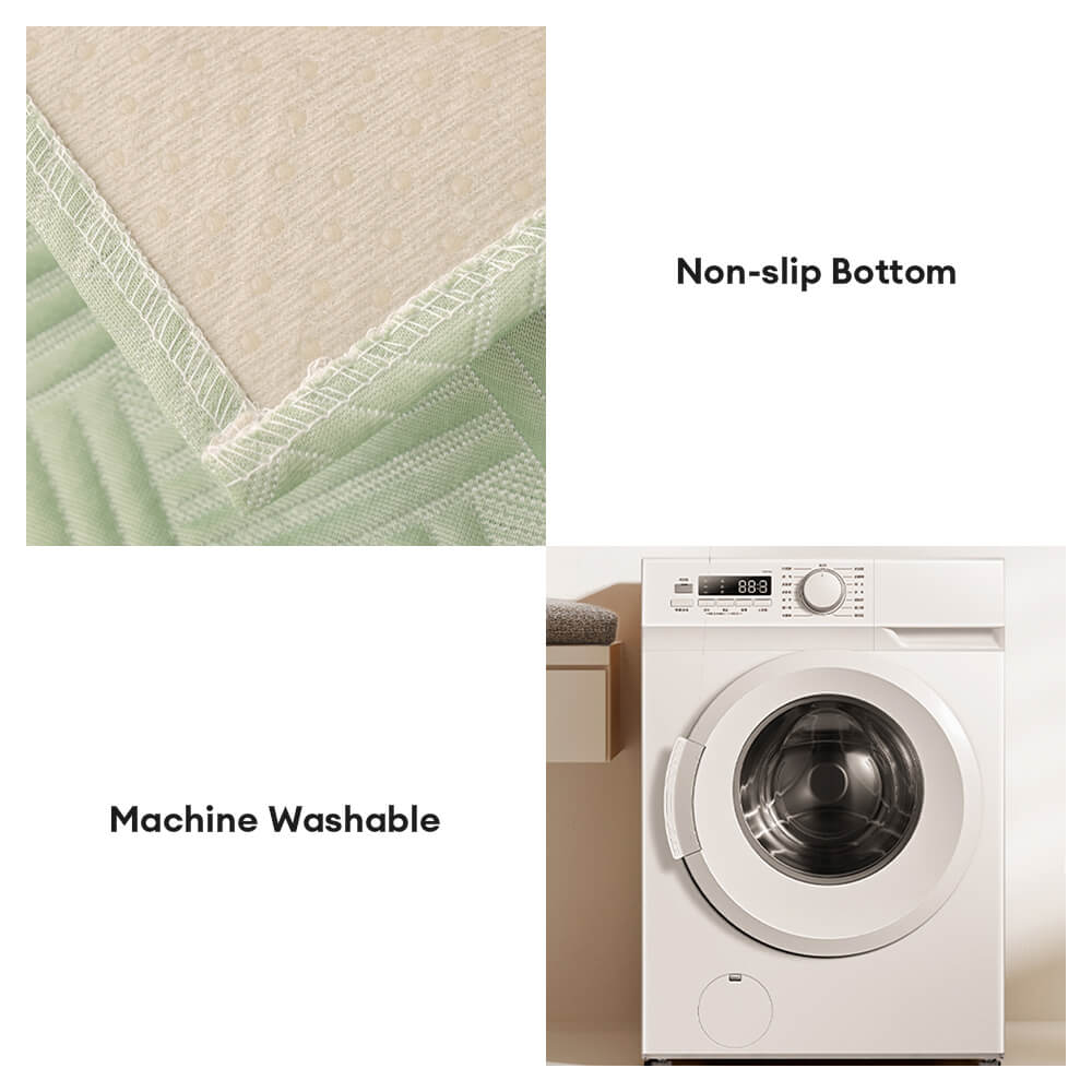 Moderna copertura di divani non slip di raffreddamento traspirante geometrico