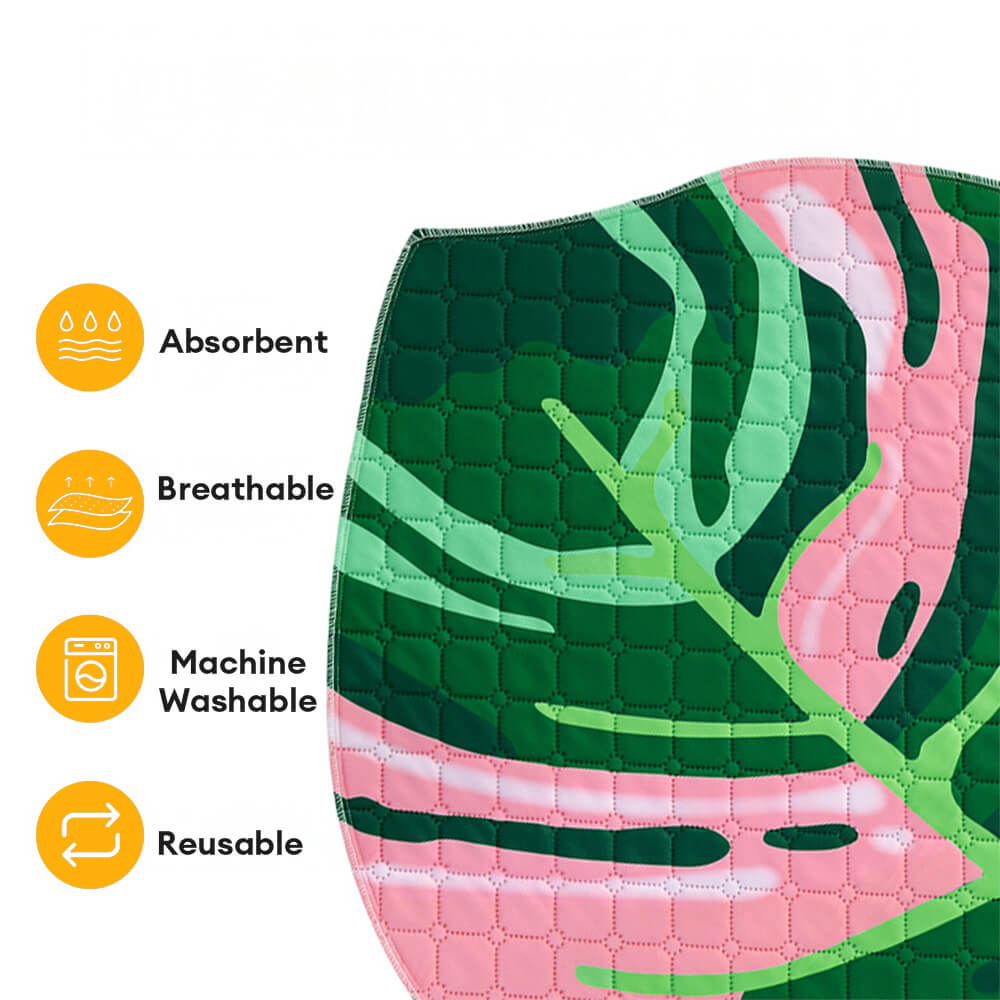 Almohadilla de orinería de perro no deslizable absorbente reutilizable