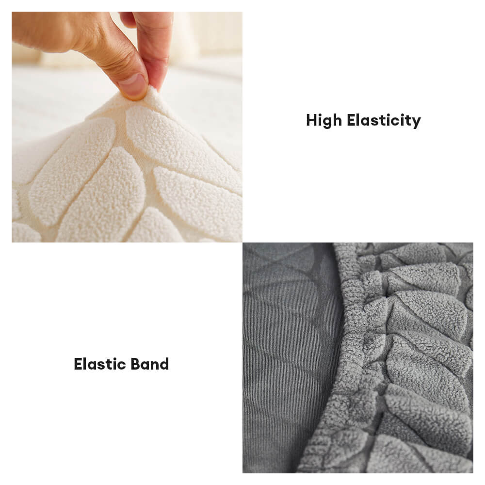 Texture foglia di grano per tutta la stagione elastico universale piena protezione di divano magico