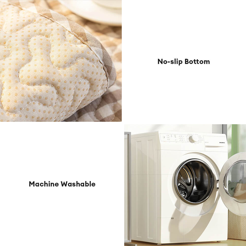 Cubierta de sofá sin algodón sin algodón de algodón a cuadros retro a cuadros