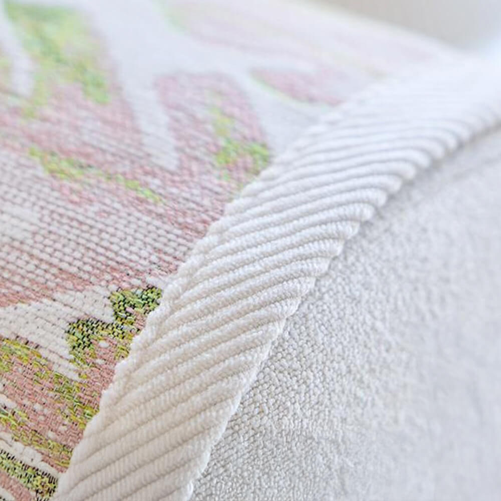 Design botanico romantico di Chenille Coperchio divano comodo