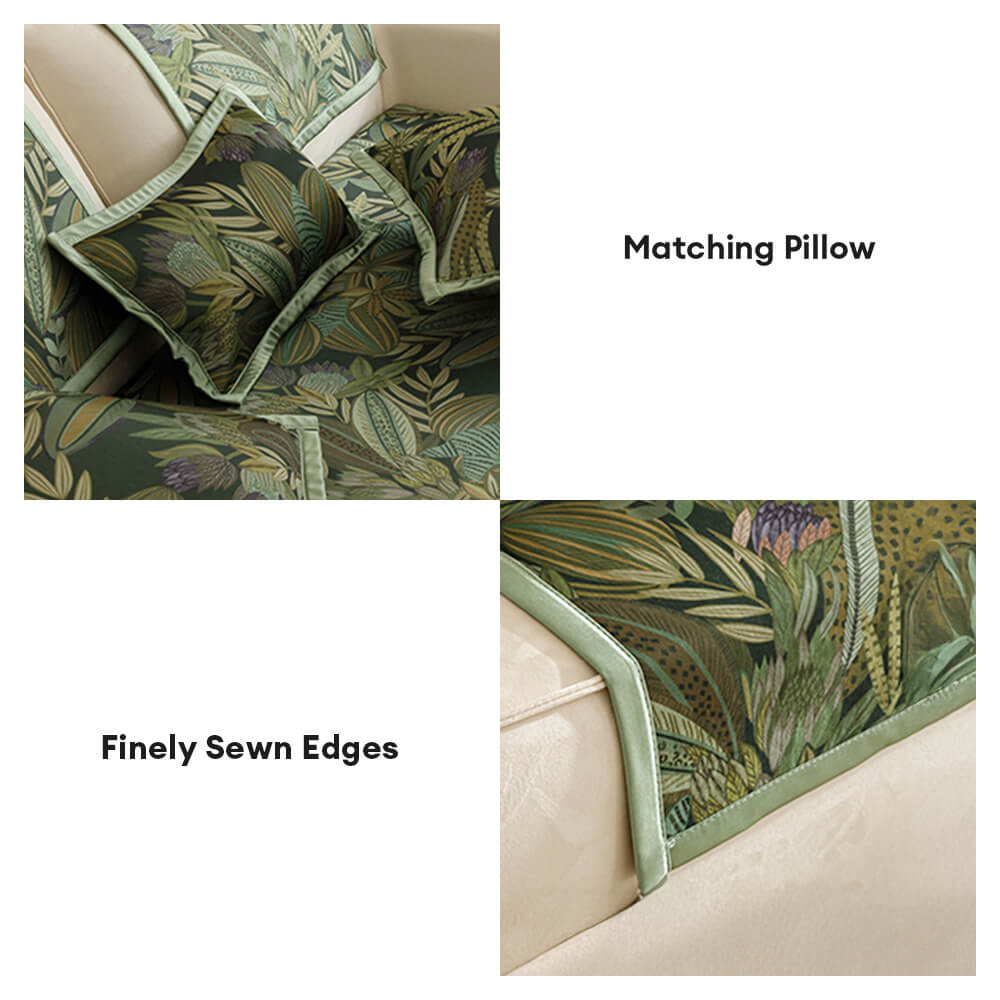 Copertina di divano floreale pastorale di raffreddamento per tutte le stagioni