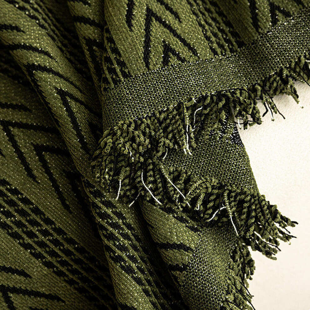 Cover di divano di Chenille Jacquard Tassel