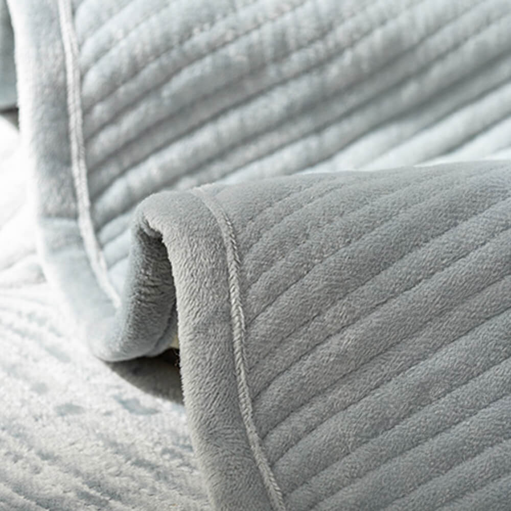 Cubierta de sofá sin deslizamiento caliente con estampado de hoja