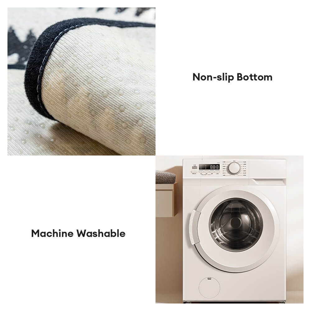 Cubierta moderna del sofá chenille de chenille chevron con bordes ondulados