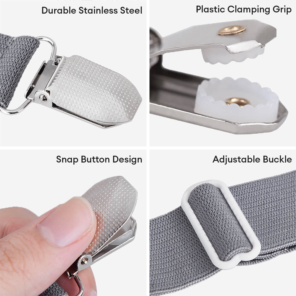 Cinghiali per letti elastici regolabili con clip di metallo