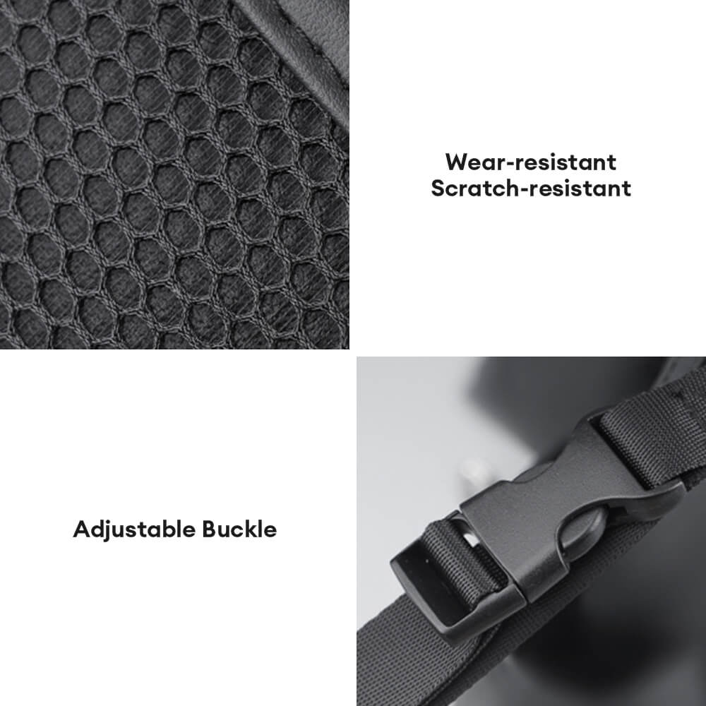 Organizador plegable del asiento trasero del automóvil con mesa de bandeja