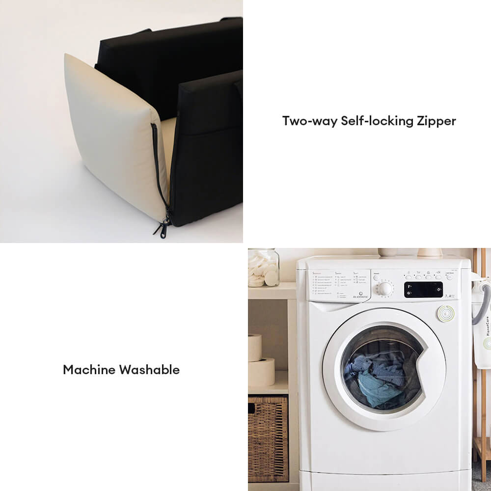 <tc>Color</tc>-Block - Consola portátil para coche, suave, impermeable, para transportar mascotas