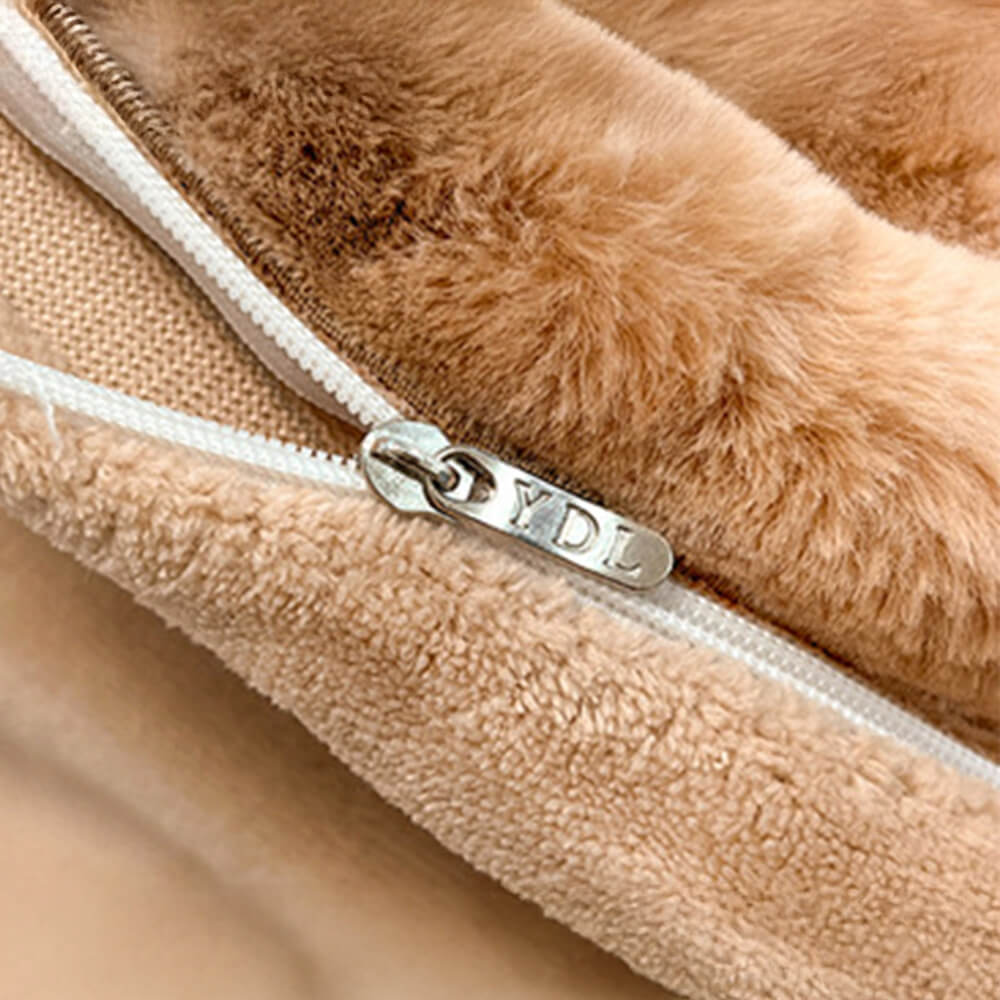 Foglio di pelliccia a coniglio in finta coniglio a bolle a gradiente colorato