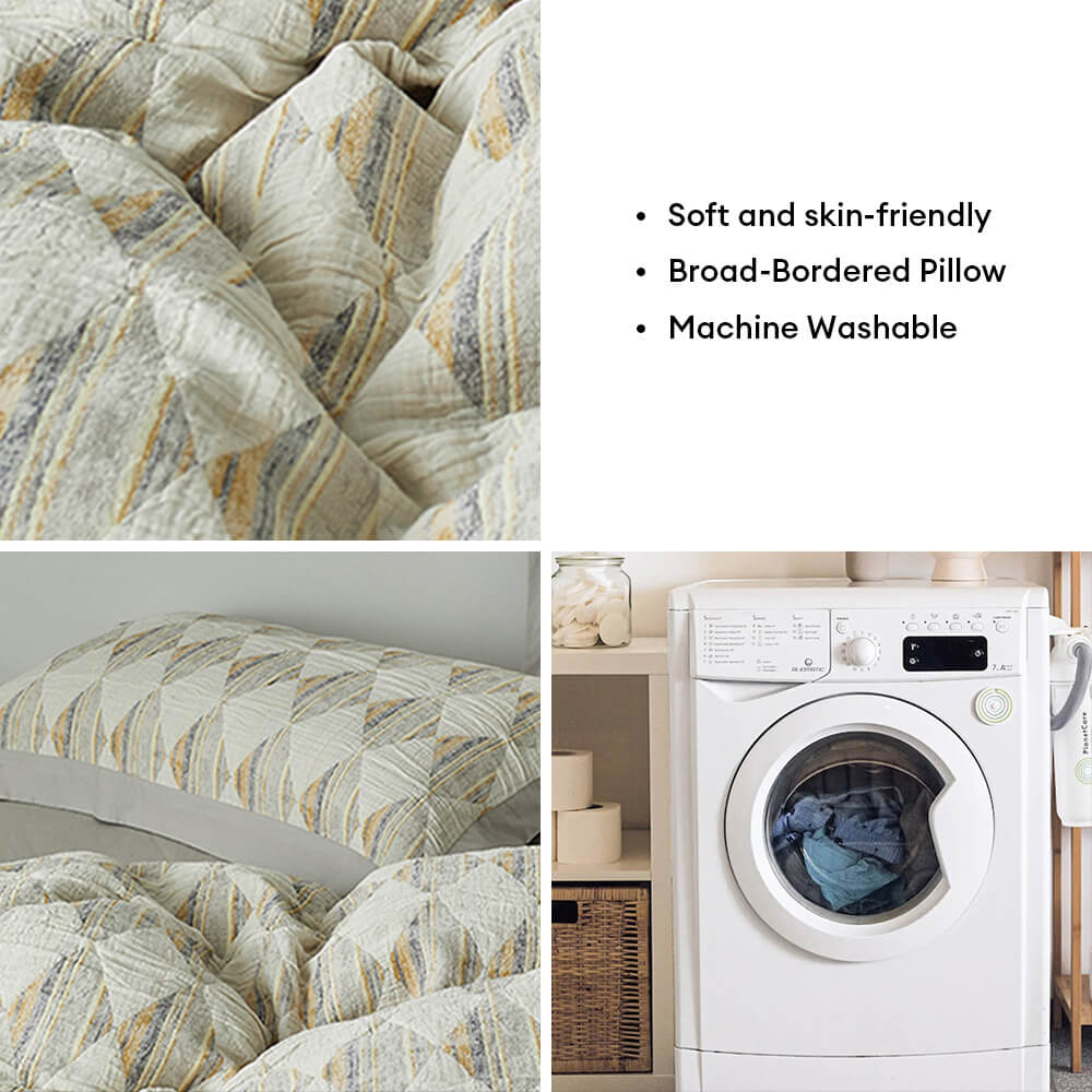 Juego de sábanas de algodón de algodón de doble capa de diamantes Jacquard