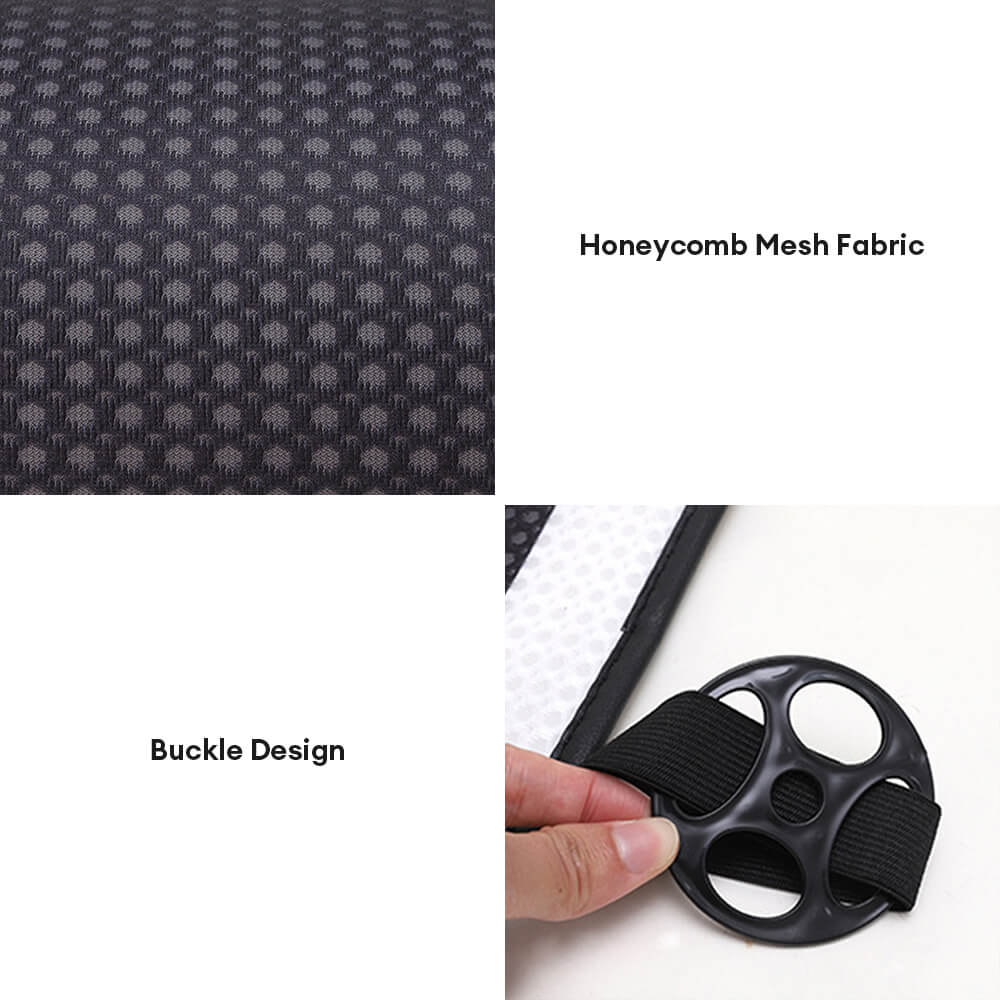 Set di sedile per auto traspirante in maglia traspirante deluxe set completo