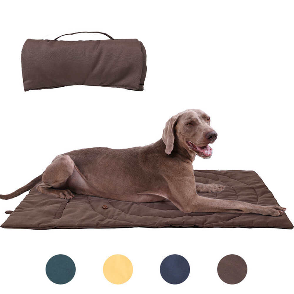Alfombra de acampar para perros plegable para perros portátiles impermeables
