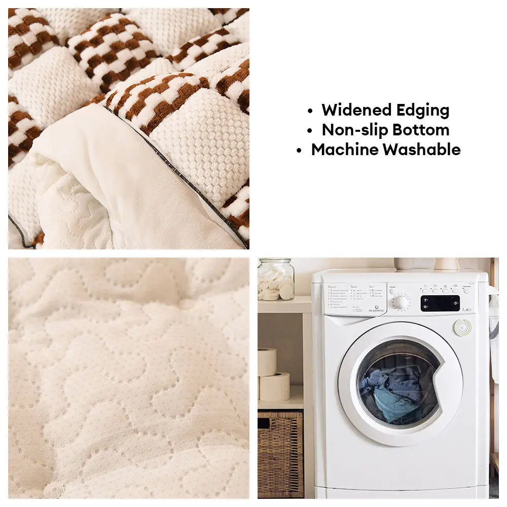 Tapón de ajedrez de felpa hecha a mano cubierta de sofá cómoda