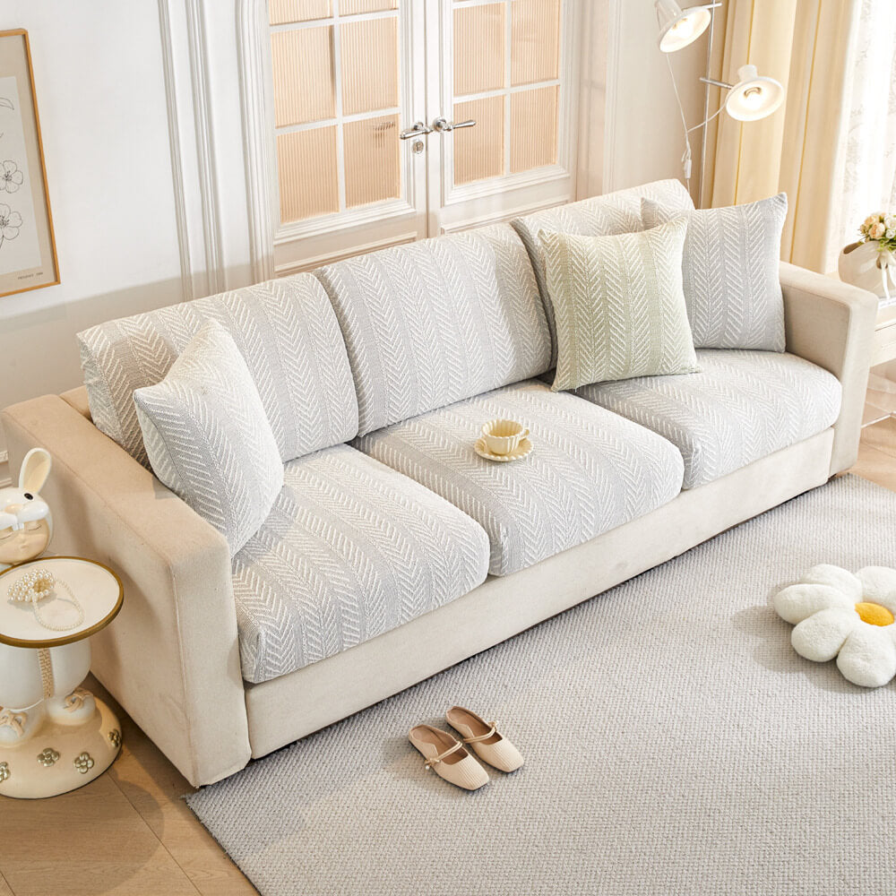 Herringbone Chenille Anti-Slip Magic Couch Couch