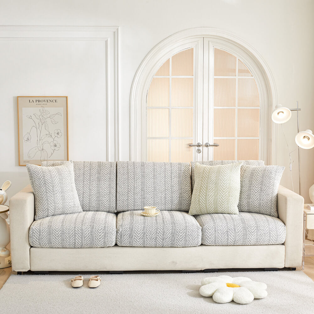 Herringbone Chenille Anti-Slip Magic Couch Couch