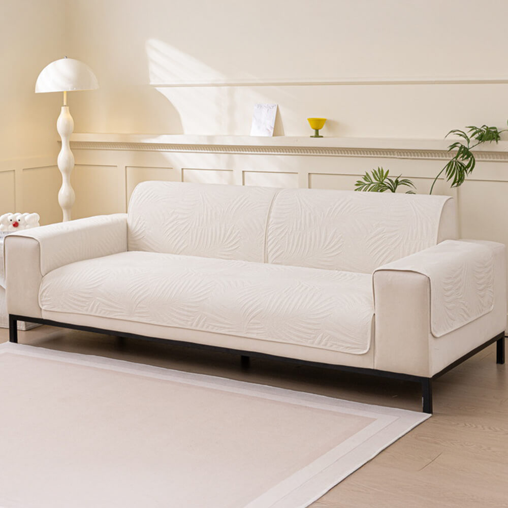 Patrón de hojas grandes El sofá de sofá resistente al agua