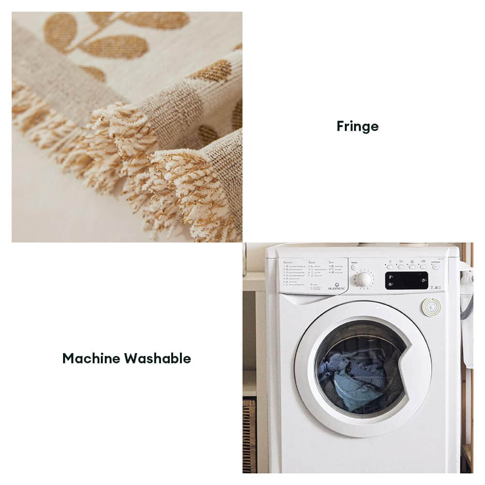 Foglia a strisce chenille in tessuto decorazione della frangia di divano