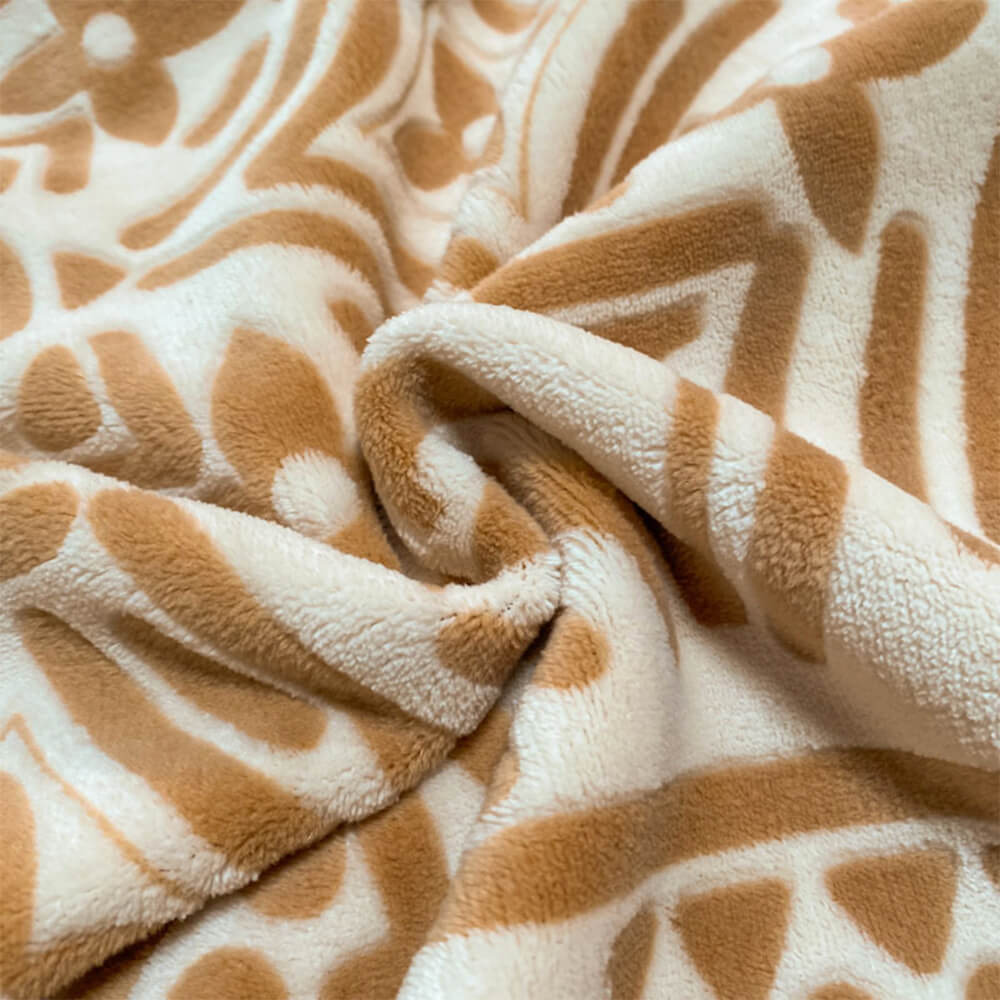 Classic geometrico morbido anta-statico calda il latte di velluto in velluto set