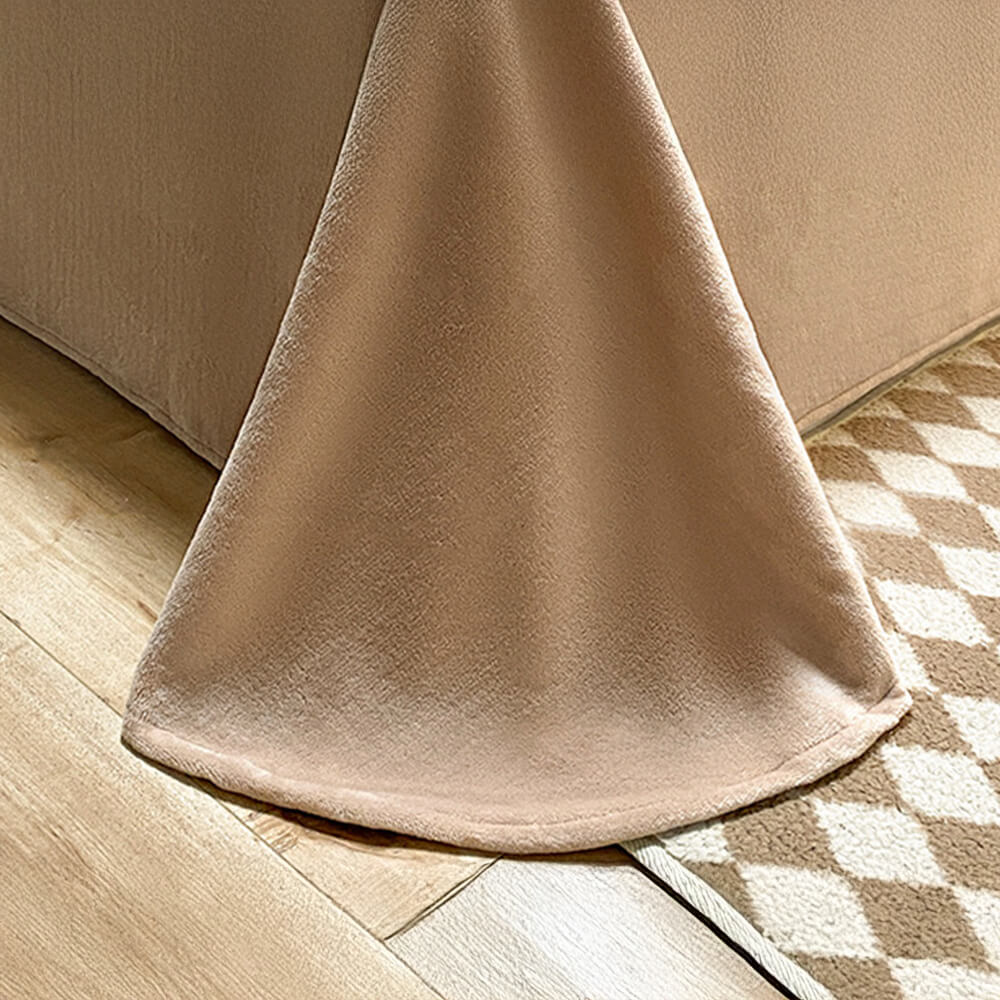 Classic geometrico morbido anta-statico calda il latte di velluto in velluto set