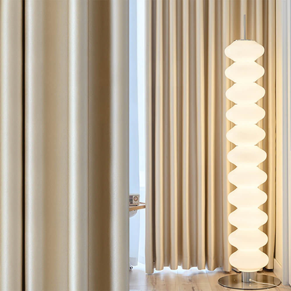 Rideaux occultants insonorisés épais en satin de luxe moderne