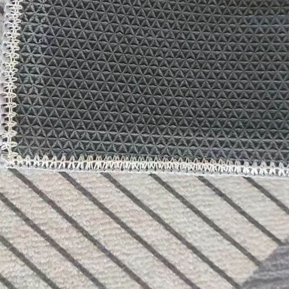 Moderner, minimalistischer Wohnzimmerteppich. Weicher und stilvoller Teppich