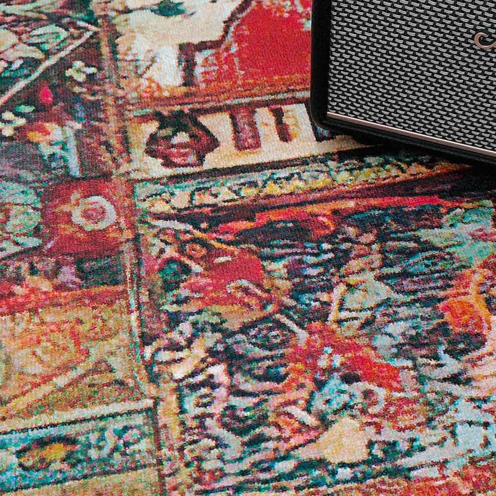 Tapis de décoration d'intérieur antibactérien et résistant aux taches de style exotique persan