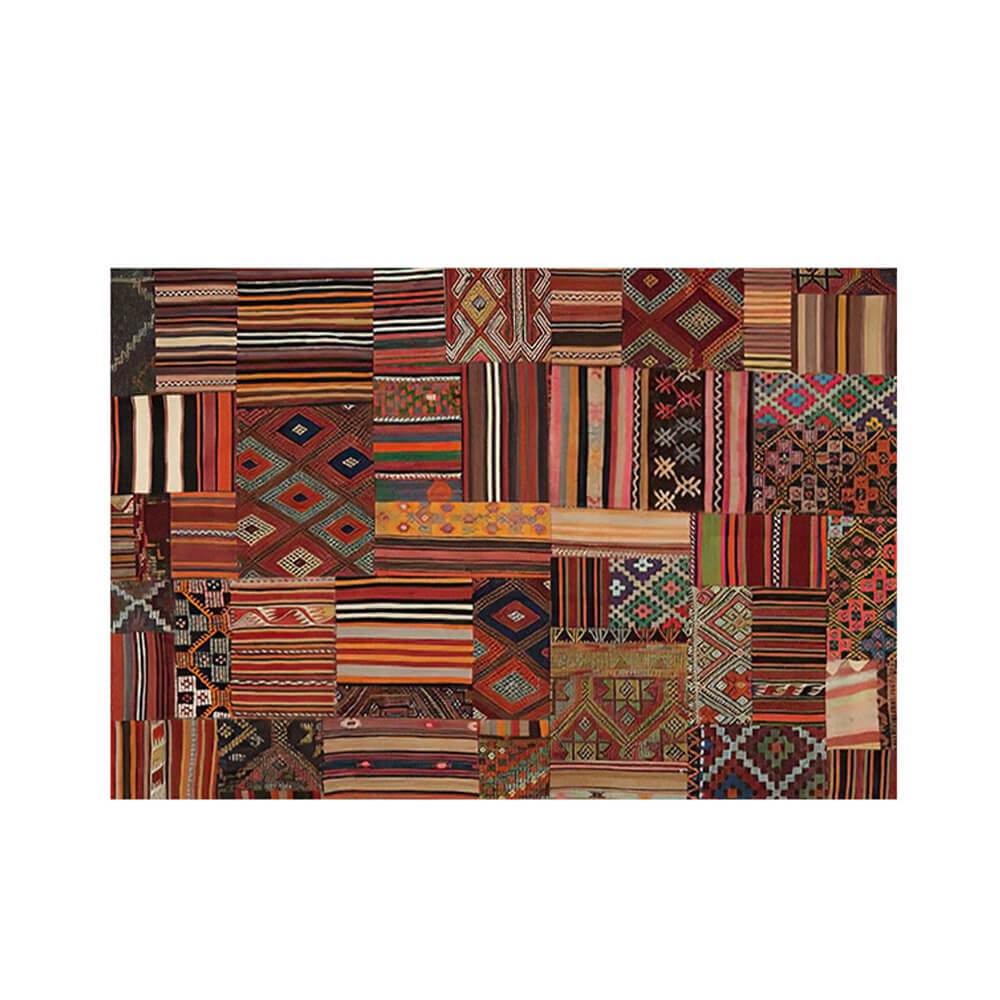 Tapis de décoration d'intérieur antibactérien et résistant aux taches de style exotique persan