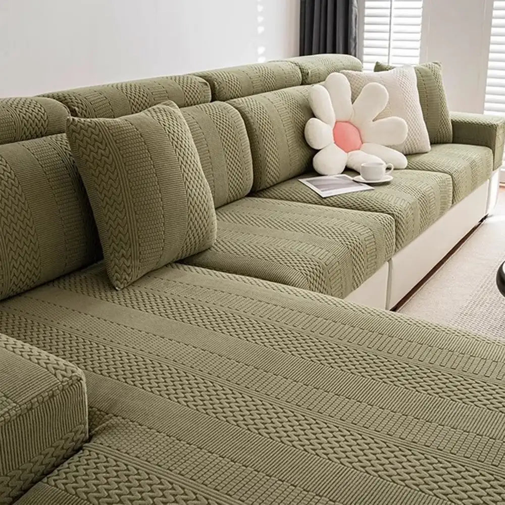 Velera polar Soft Antistatic Protectation Sofá Stretch Cubierta de sofá de envoltura completa