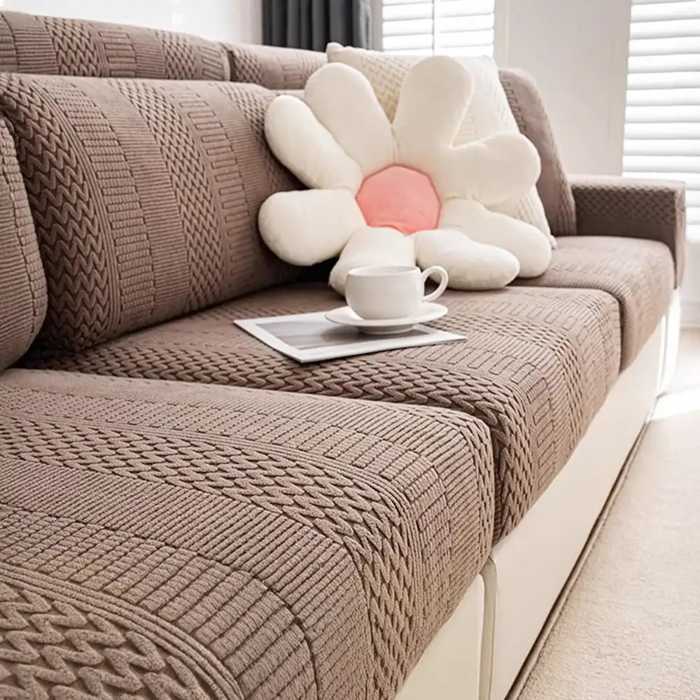 Velera polar Soft Antistatic Protectation Sofá Stretch Cubierta de sofá de envoltura completa