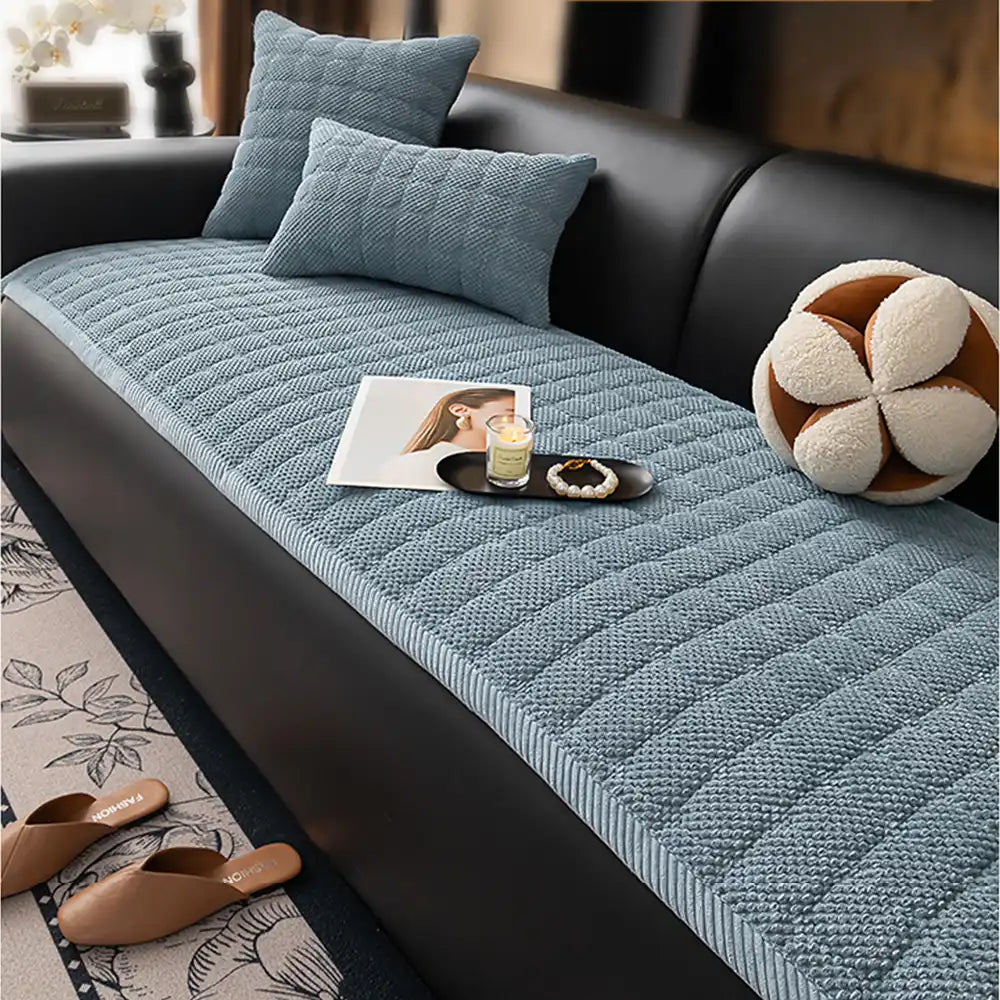 Cortura de tela antideslizante cuadrada para mascotas que fallan con la cubierta del sofá sin deslizamiento