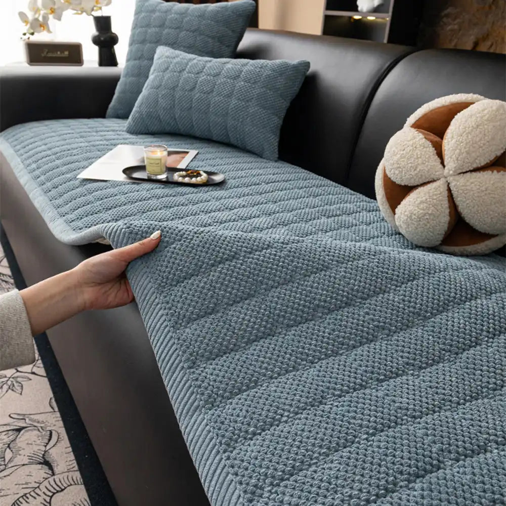 Cortura de tela antideslizante cuadrada para mascotas que fallan con la cubierta del sofá sin deslizamiento