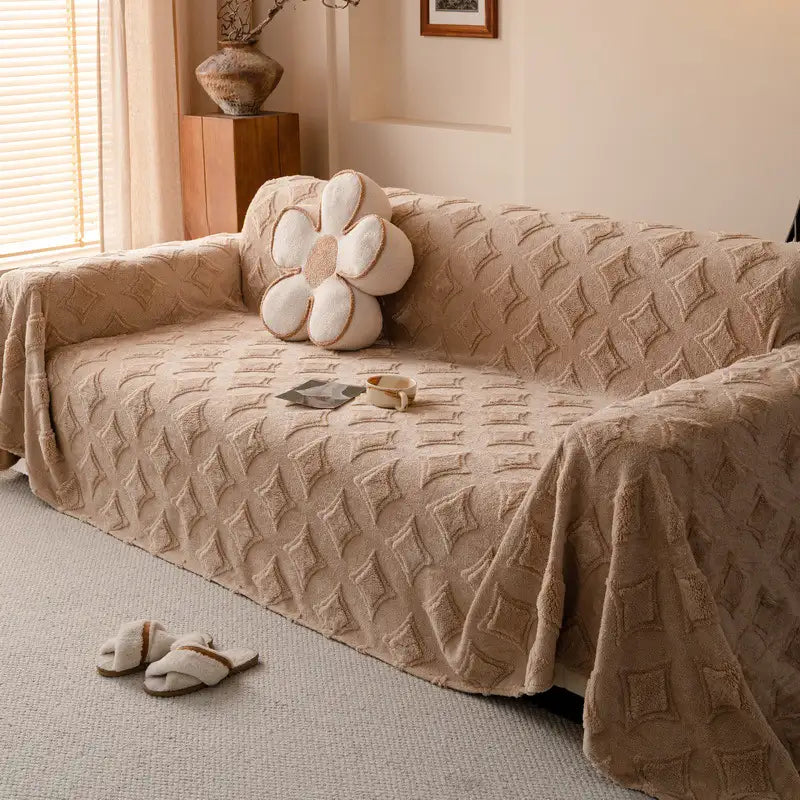 Cubierta de sofá protectora multifuncional de Star Series Plush Multifuncional