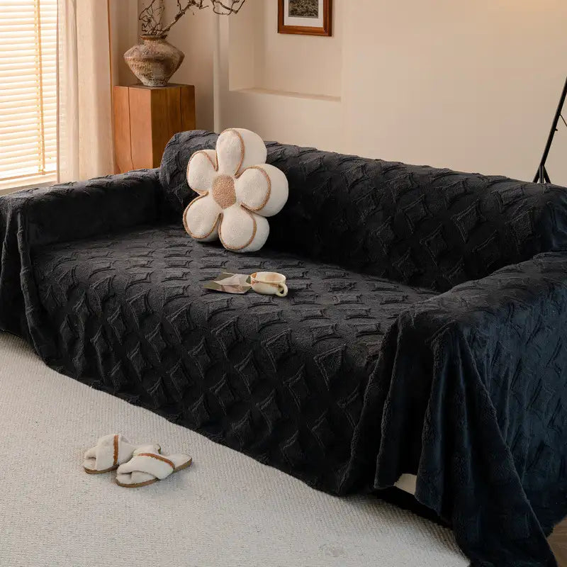 Cubierta de sofá protectora multifuncional de Star Series Plush Multifuncional