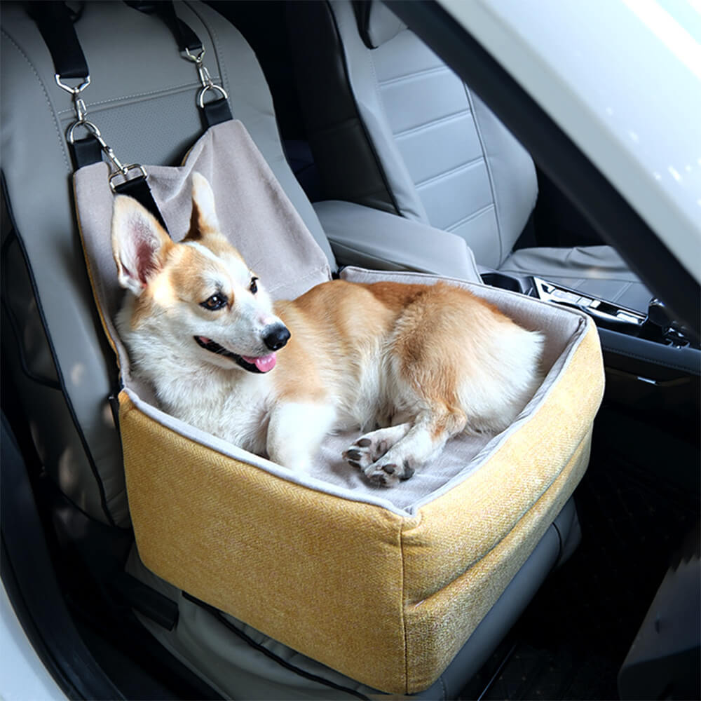 Seguridad de viaje asiento espesado en espesada cama para perros asiento de asiento