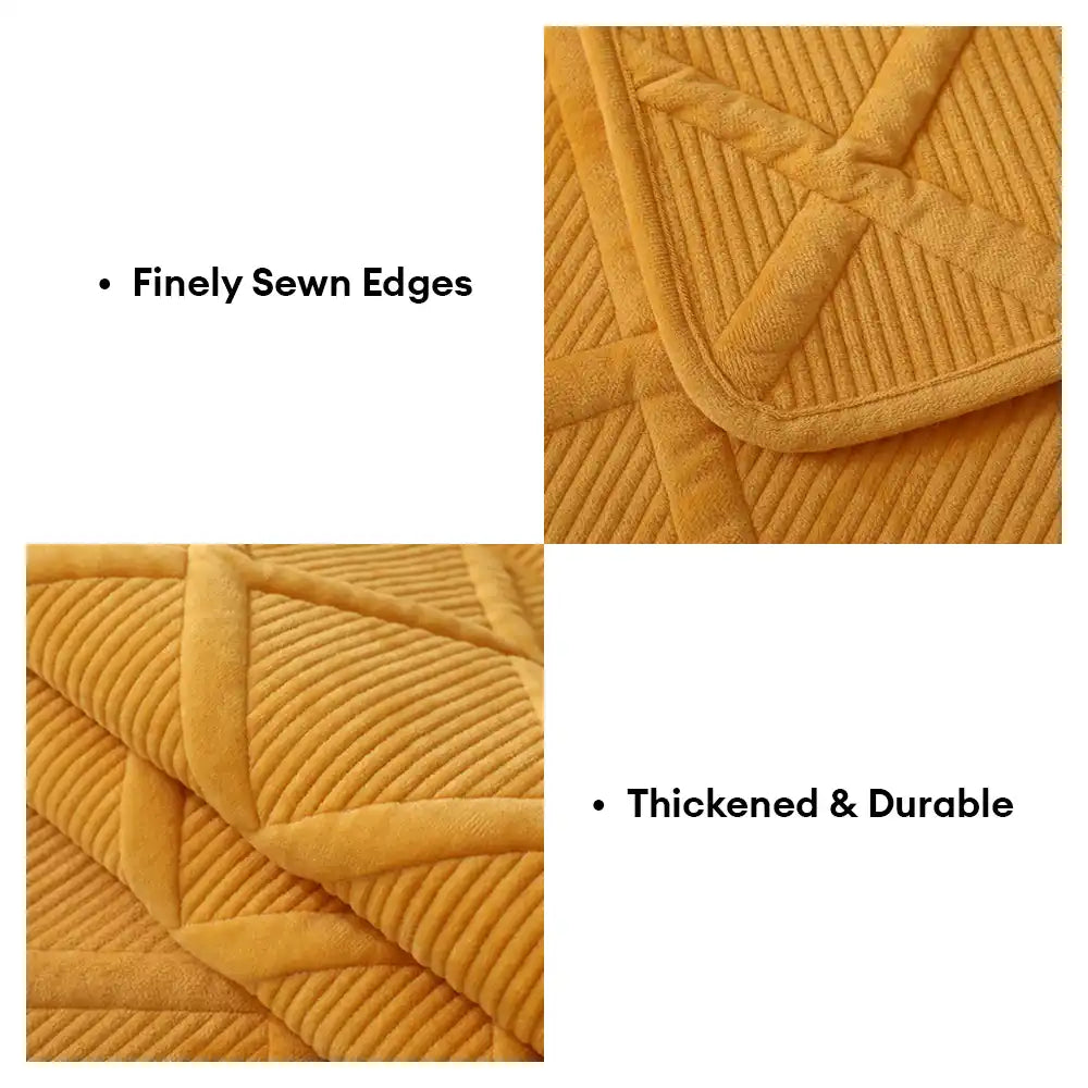 Velvety Soft Short Plush Modern Interiors Cubierta del sofá