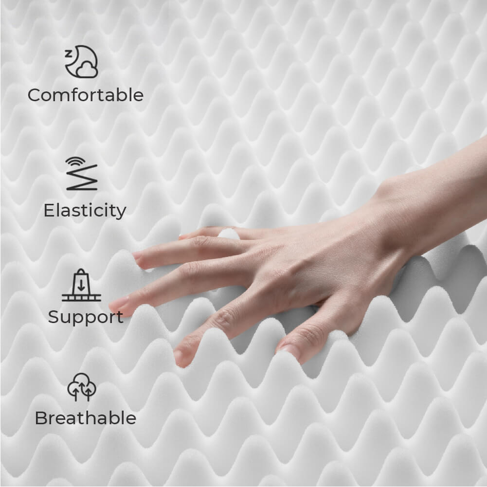 Cama de perros de espuma de memoria ortopédica impermeable