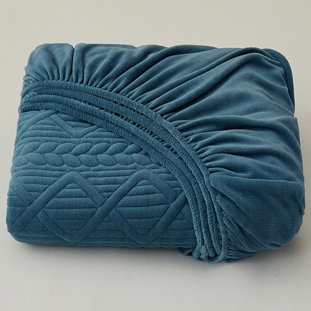 Coperchio per il materasso a velluto trapuntato geometrico di imbottitura geometrica di ispirazione grano