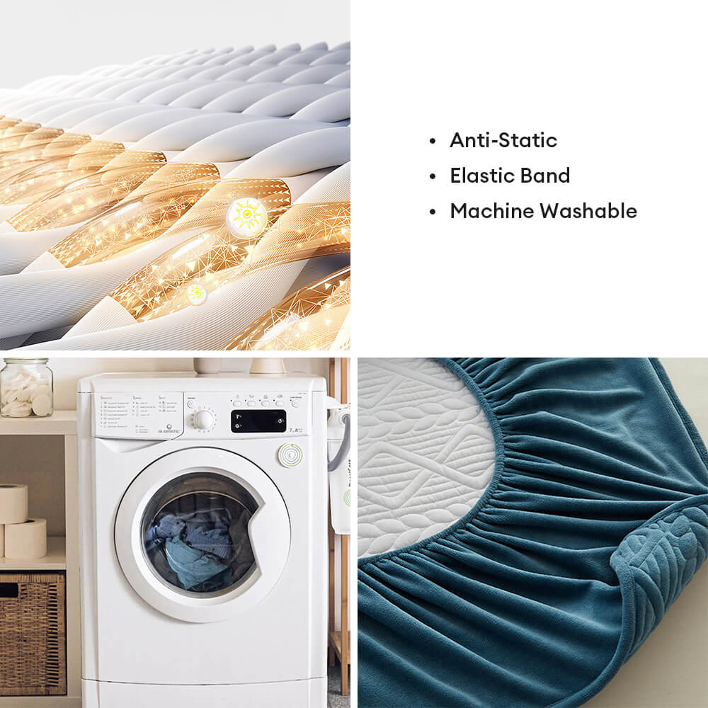 Coperchio per il materasso a velluto trapuntato geometrico di imbottitura geometrica di ispirazione grano